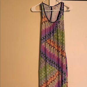 Calvin Klein multi-color maxi dress